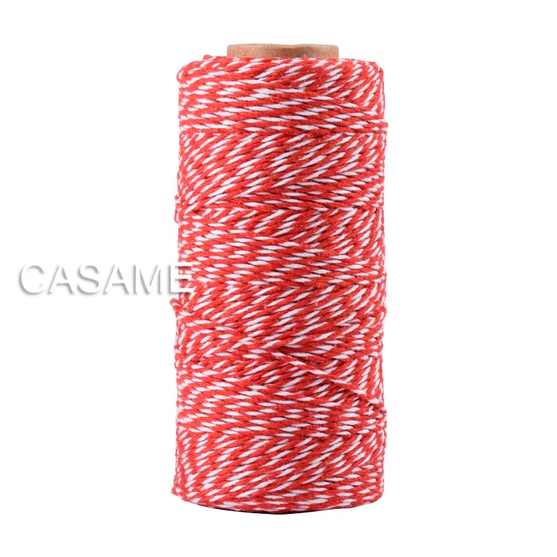 12 ply thick Cotton Bakers Twine String Cord Rope Rustic DIY Craft Twine 100m Spool