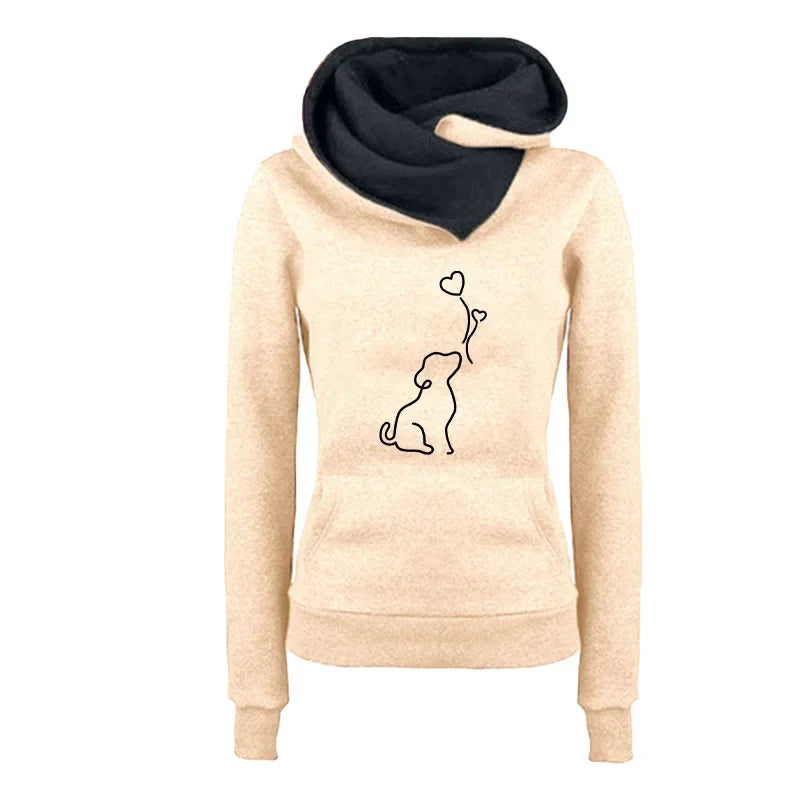 Womens Printed Hoodies With Cute Design