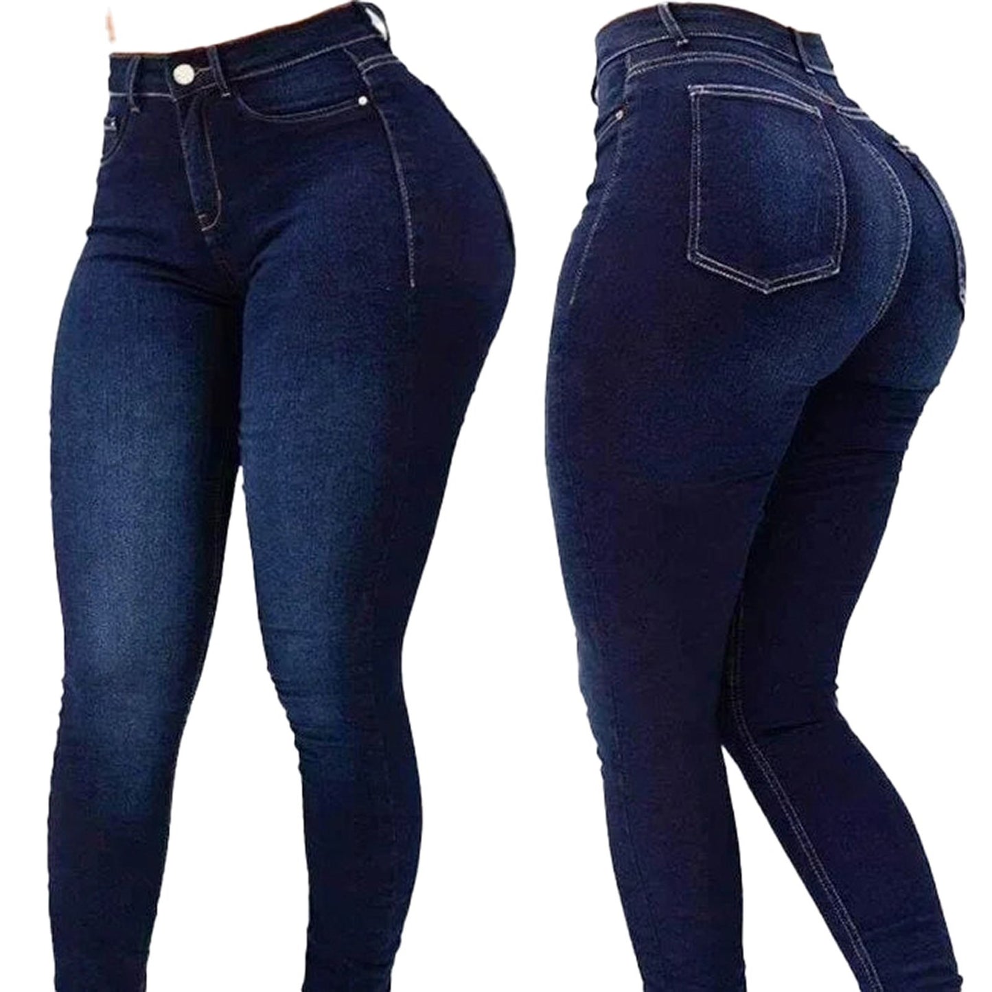 High Waist Shaping Skinny Jeans For Women