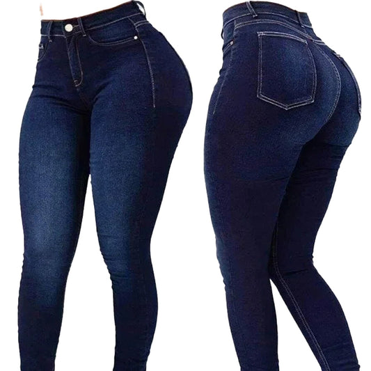 High Waist Shaping Skinny Jeans For Women