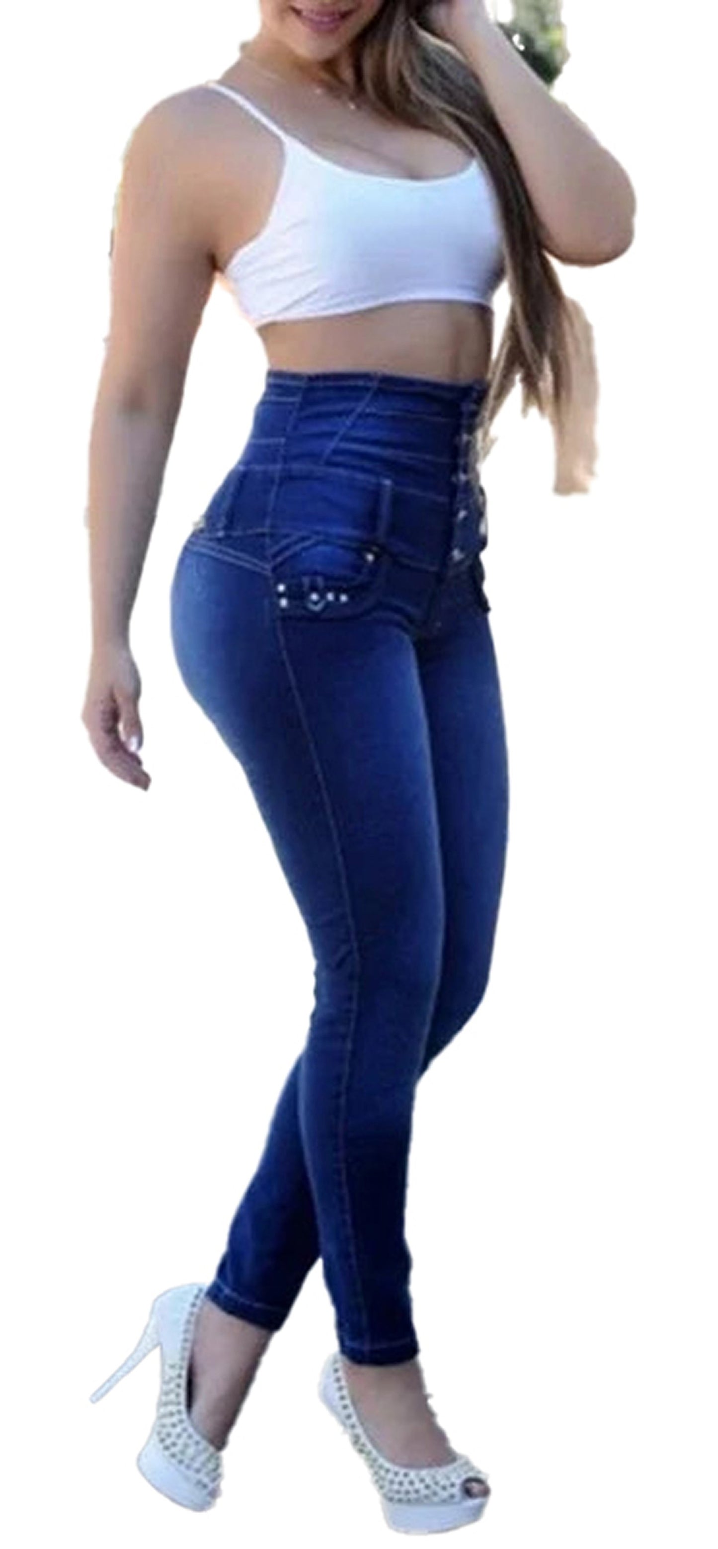 High Waist Skinny Jeans For Women