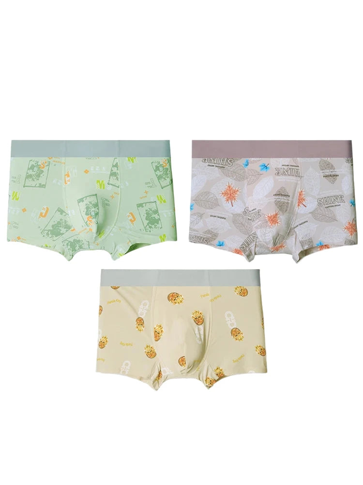 Trendy Panelled Boxers for Women 3 Pack