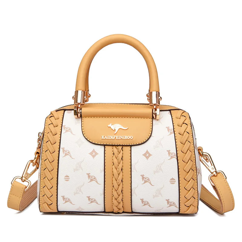Luxury Woven Shoulder Handbag