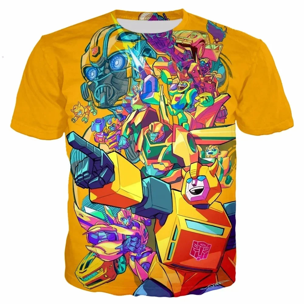 Kids 3d Robot T-Shirt Fun And Stylish