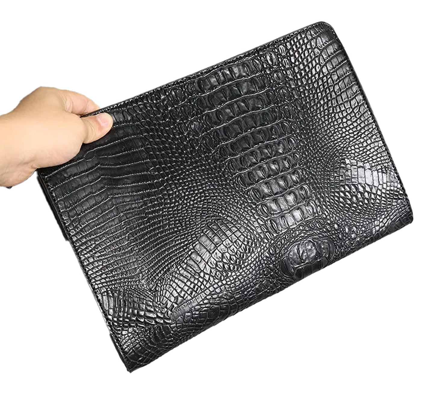 Luxury Crocodile Pattern Clutch Bag