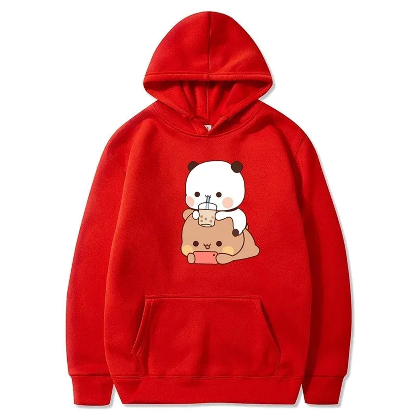 Kawaii Bubble Tea Hoodie for Casual Wear