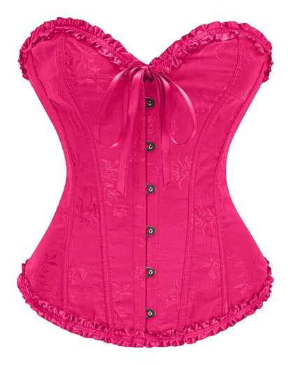 Floral Lace Corset Top For Women