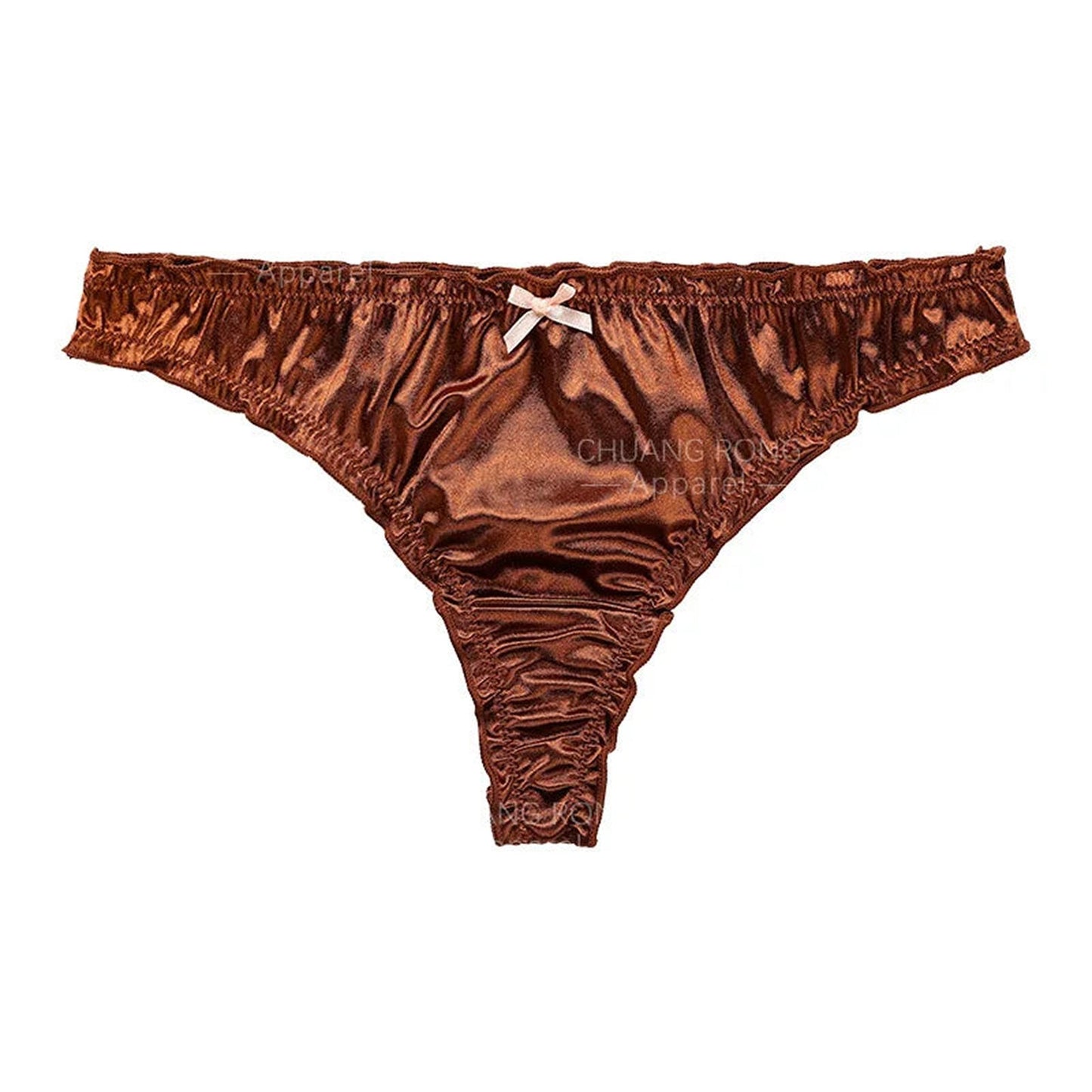 Luxury Satin Cotton Tangas in Packaging