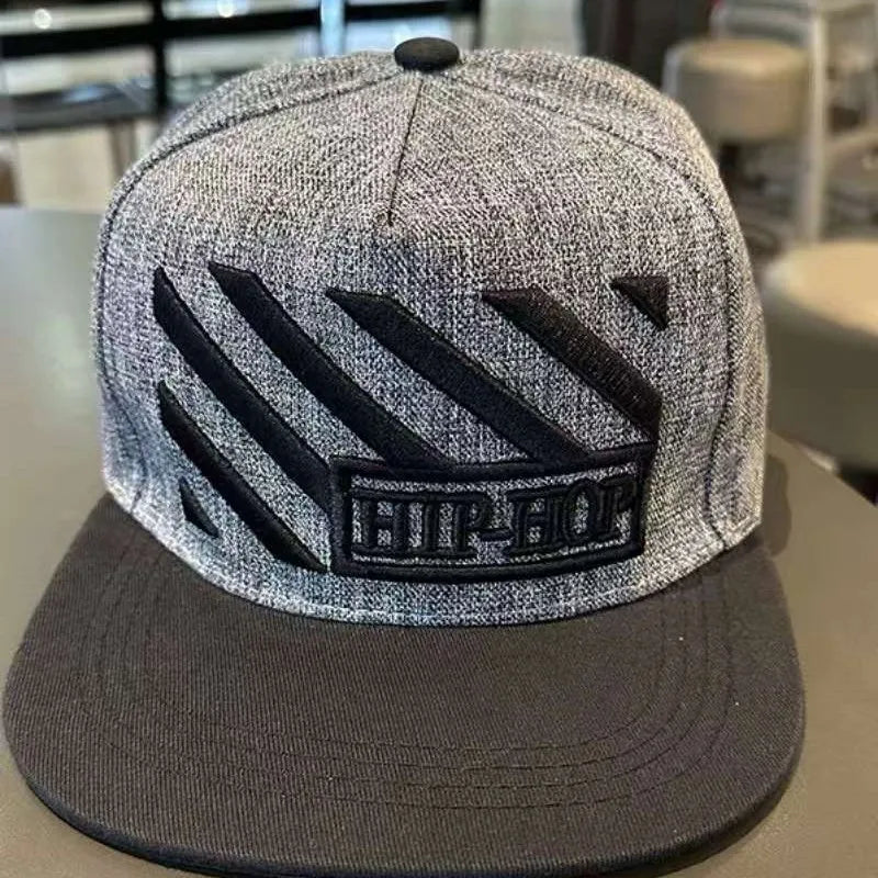 Hip Hop Flat Brim Cap For Trendy Style
