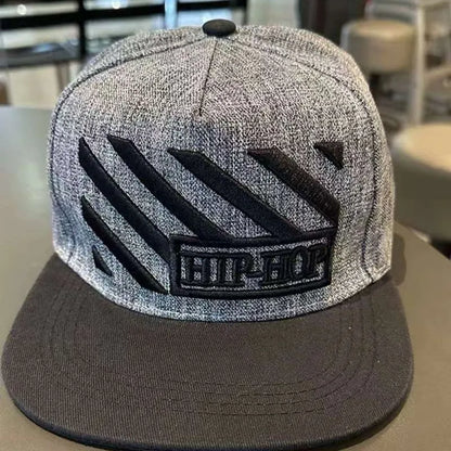 Hip Hop Flat Brim Cap For Trendy Style