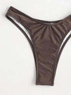 Bikini: Trendy High-Waisted Two-Piece
