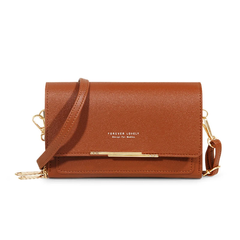 Womens Korean Handbag Multi Card Large Capacity Casual Shoulder Bag