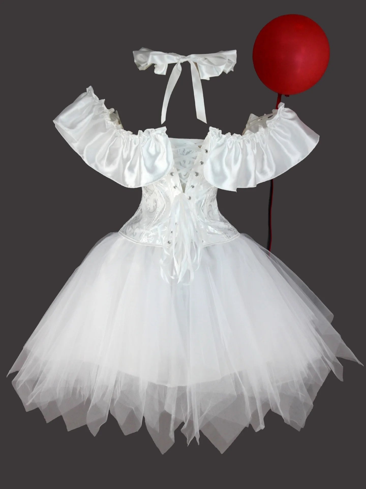 Cosplay Costume Play Dress with Ruffles