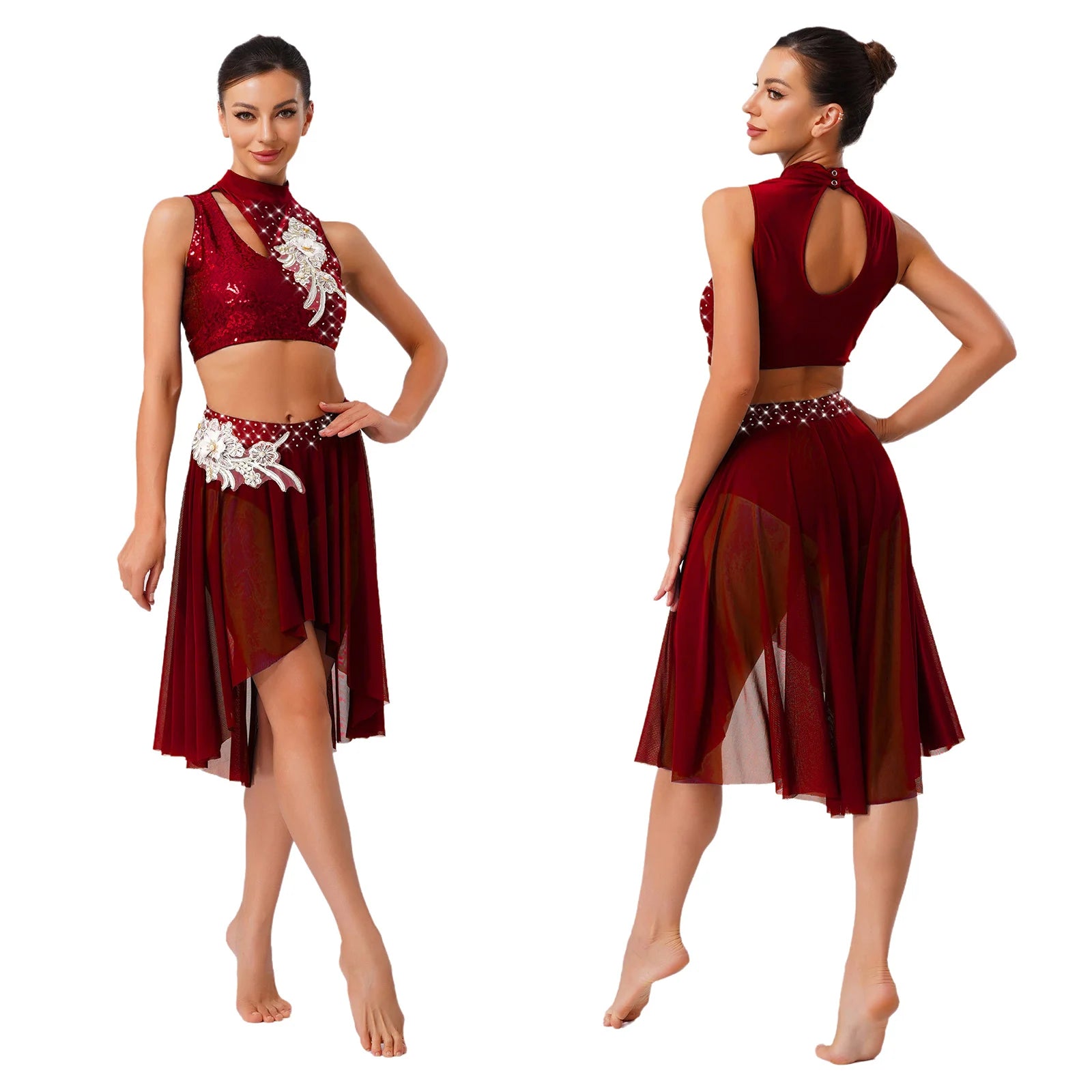 Dancewear Skirt Set for Performers