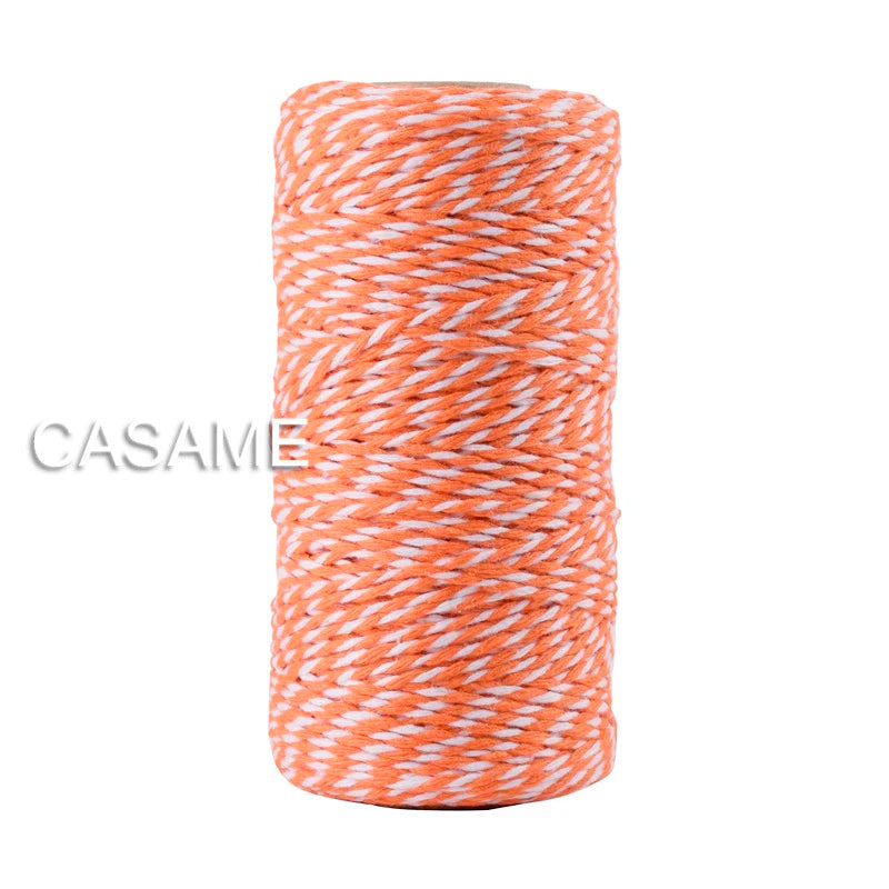 12 ply thick Cotton Bakers Twine String Cord Rope Rustic DIY Craft Twine 100m Spool