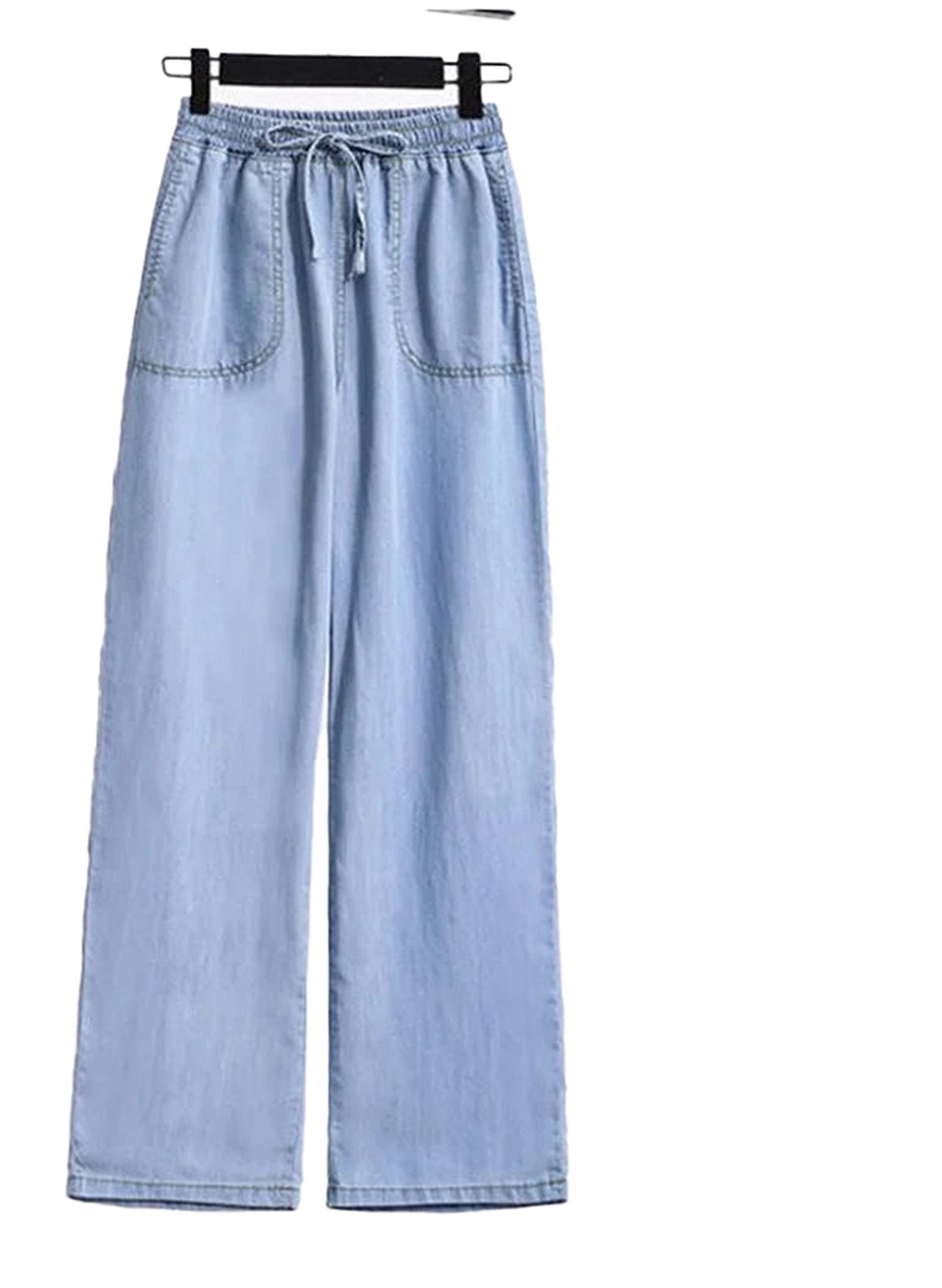 Womens High Waist Wide Leg Jeans