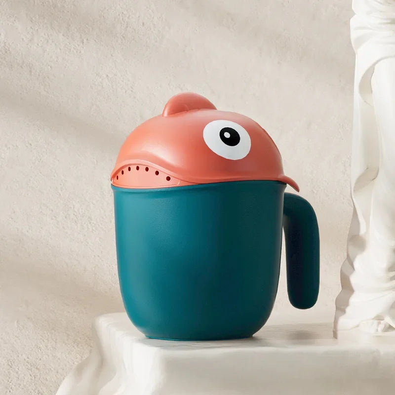 Shark-Shaped Baby Rinse Cup