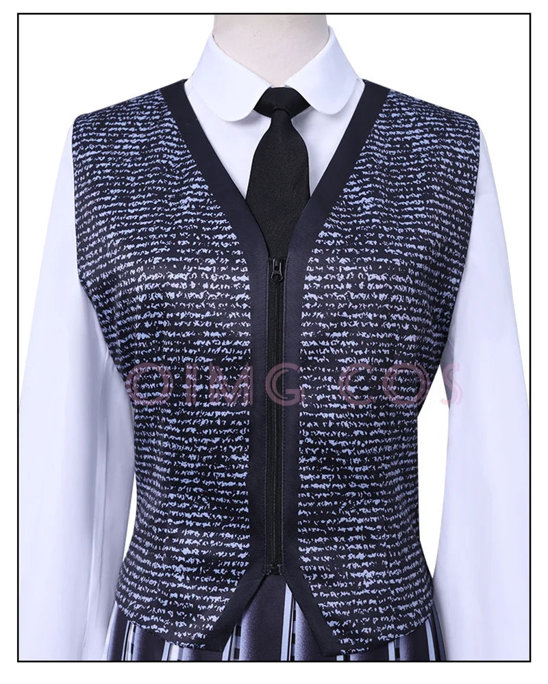 Halloween Costume Striped Suit Set