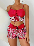 Women’s Vintage Style Floral High-Waist Bikini