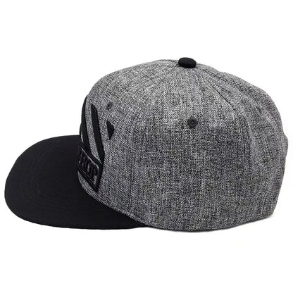 Hip Hop Flat Brim Cap For Trendy Style