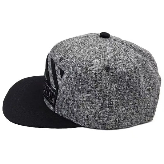 Hip Hop Flat Brim Cap For Trendy Style