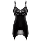 Black Latex Mini Dress and Bodycon Dress