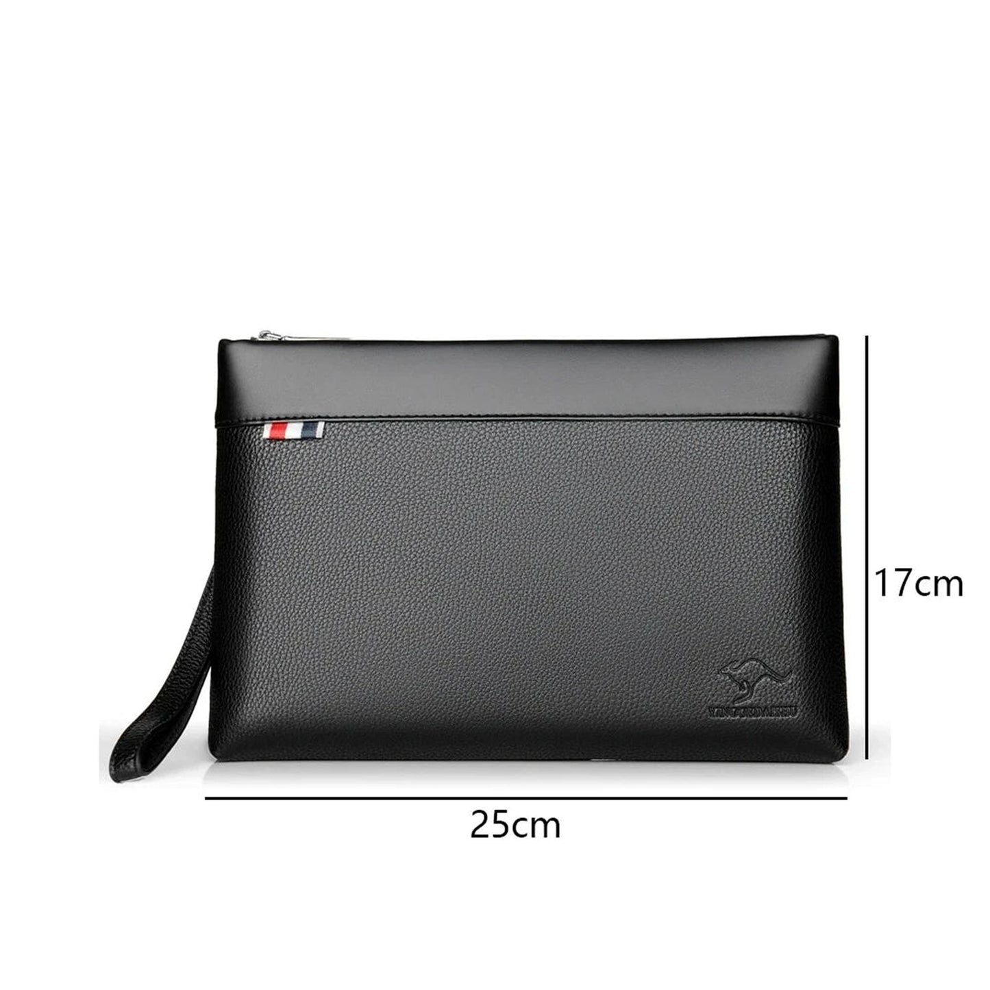 Mens Designer Leather Clutch Bag