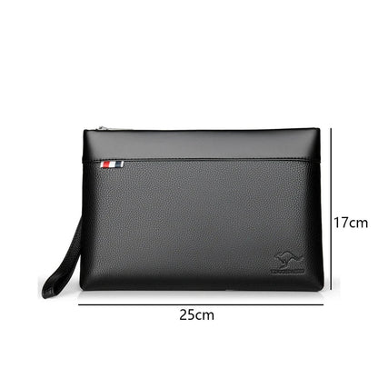Mens Designer Leather Clutch Bag