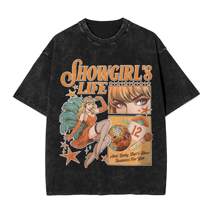 Showgirl Album Washed T-Shirt Customer Review