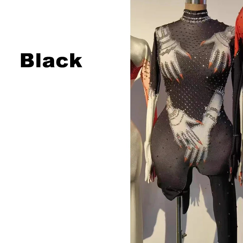 Unique Outfit for Rave with Artistic Design
