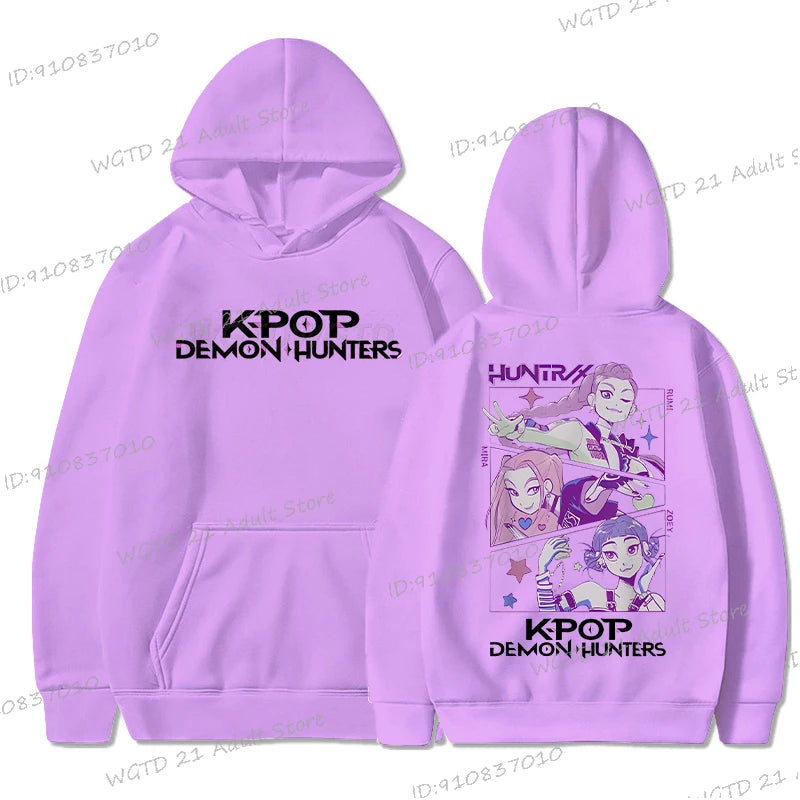 Korean Anime Hoodie For Women KPOP Style