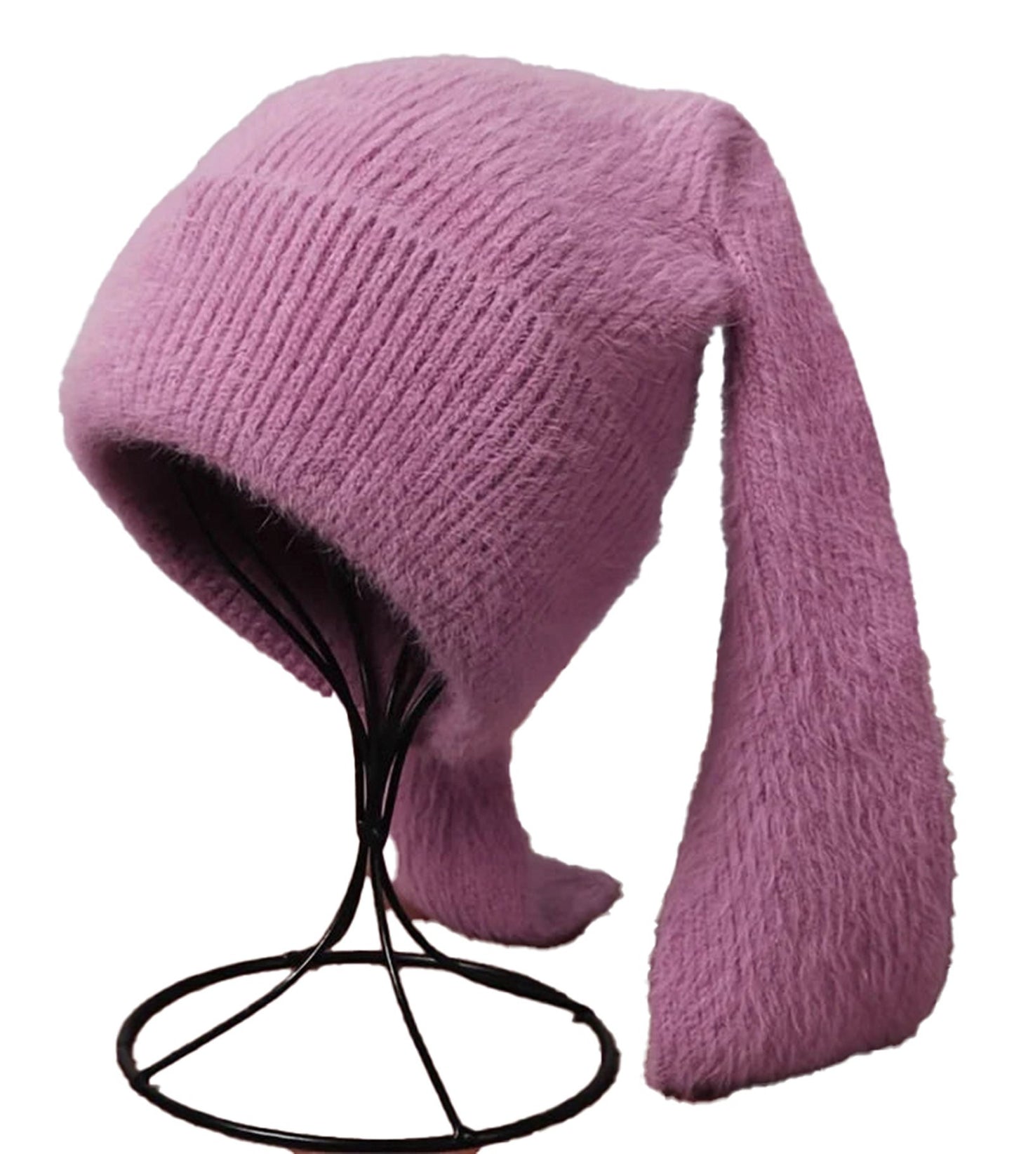 Bunny Ears Beanie For Women Cozy Fashion