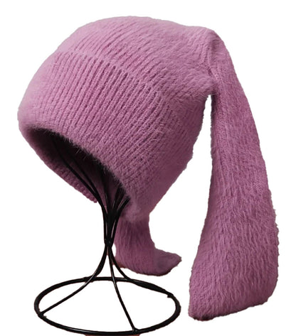 Bunny Ears Beanie For Women Cozy Fashion
