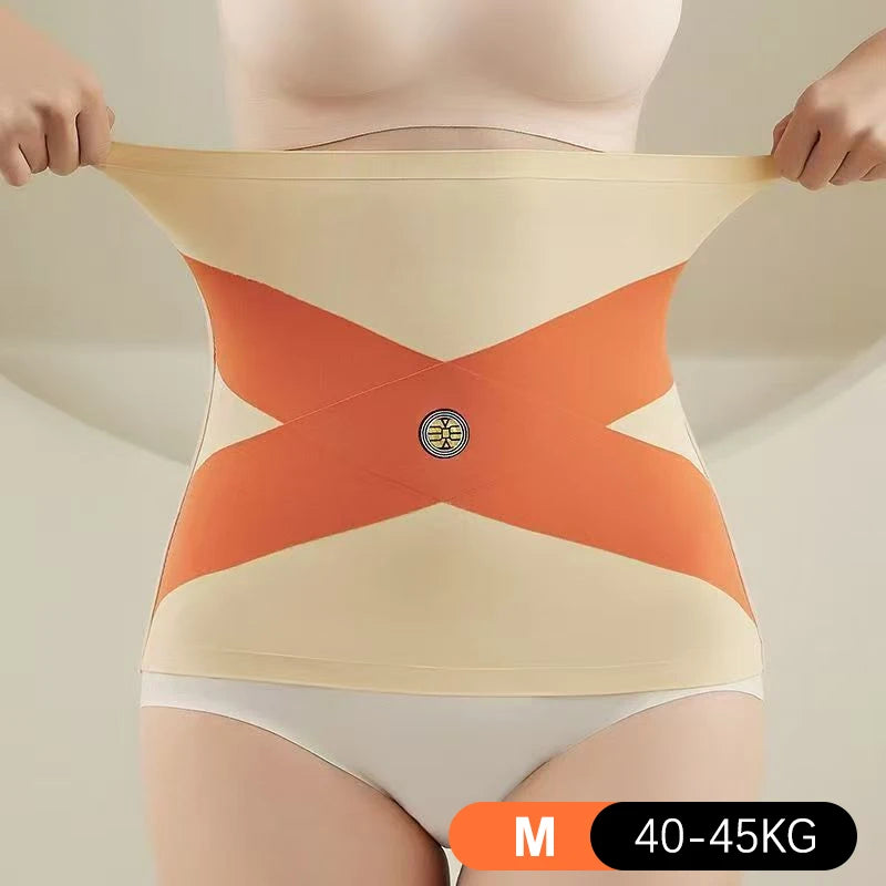 High Elasticity Seamless Postpartum Body Shaper and Sports Waist Support Girdle Belt