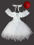 Cosplay Costume Play Dress with Ruffles