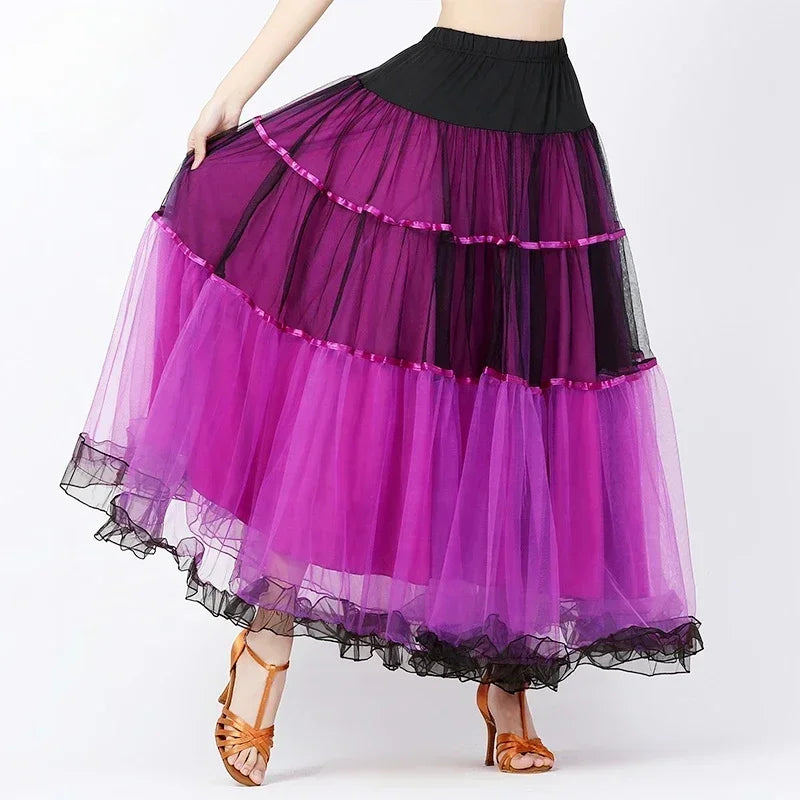 Blue Dance Costume Skirt for Dance With Costumes