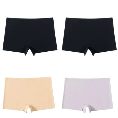 Seamless Womens Boyshorts Underwear 4 Pack