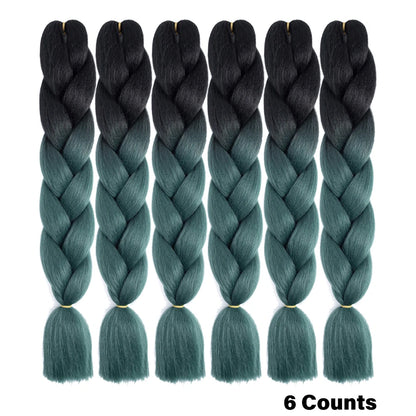 Ombre Crochet Braiding Hair Extensions