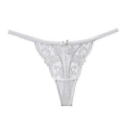Comparison of Sizes S-XL for French Lace Christmas Tanga