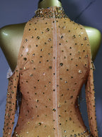 Rave Outfit with Fringe and Beading