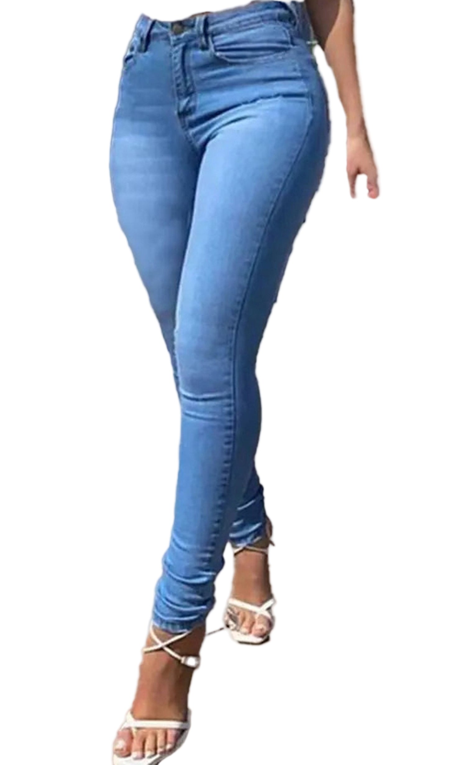High Waist Skinny Jeans For Women