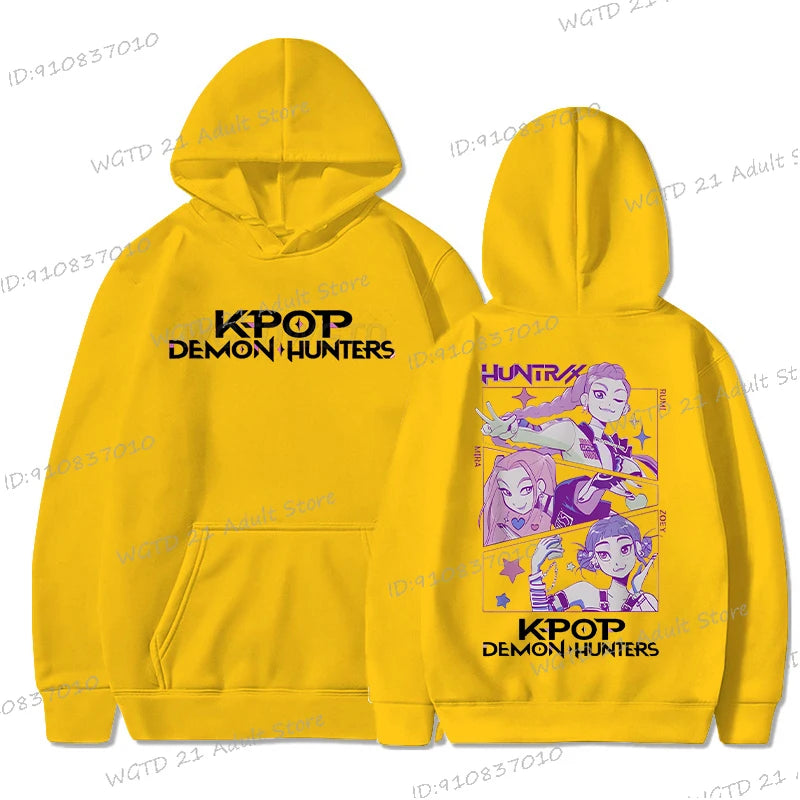 Korean Anime Hoodie For Women KPOP Style