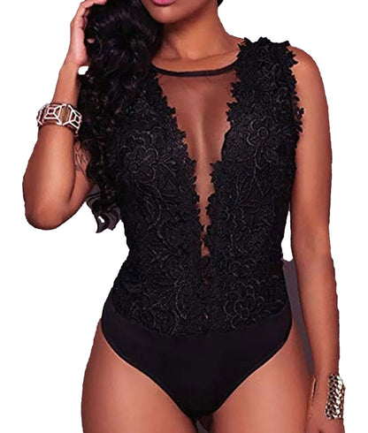 Sexy Lace Lingerie Bodysuit For Women