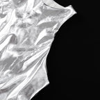 Silver Fashion and Bodycon Dress