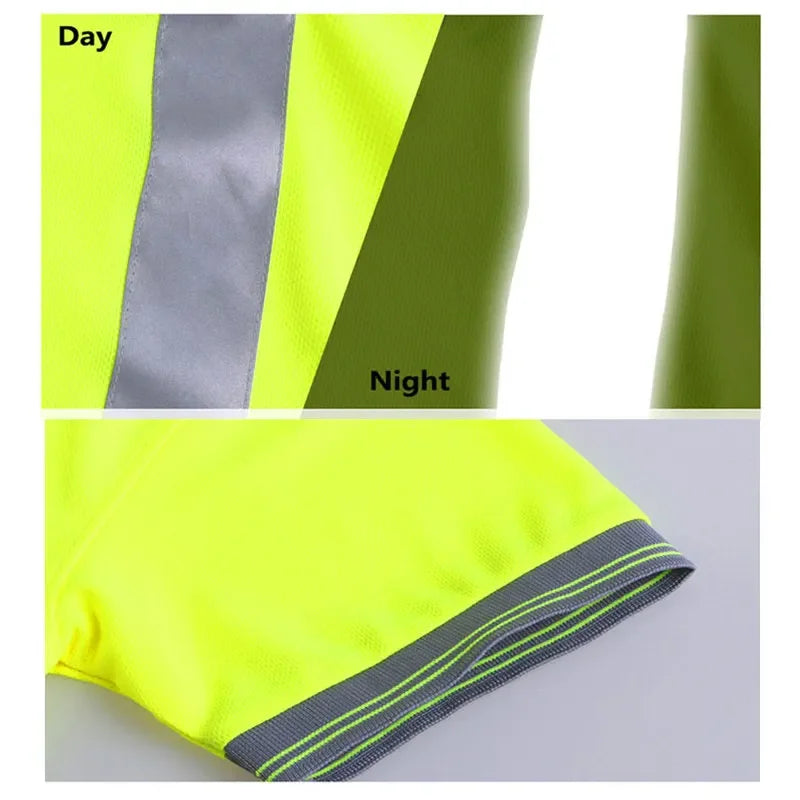 Mens Reflective Polo Work Shirt