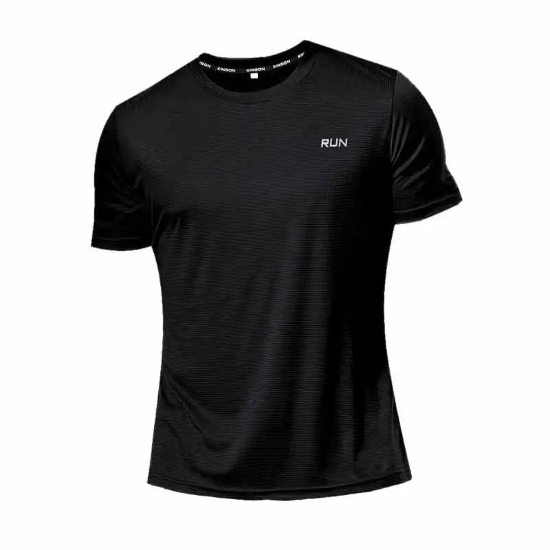 Men's quick dry polo shirt in black, perfect for active wear and outdoor activities