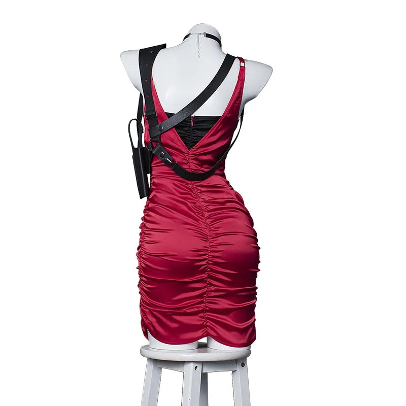 Cheongsam Dress with Elegant Gathered Design