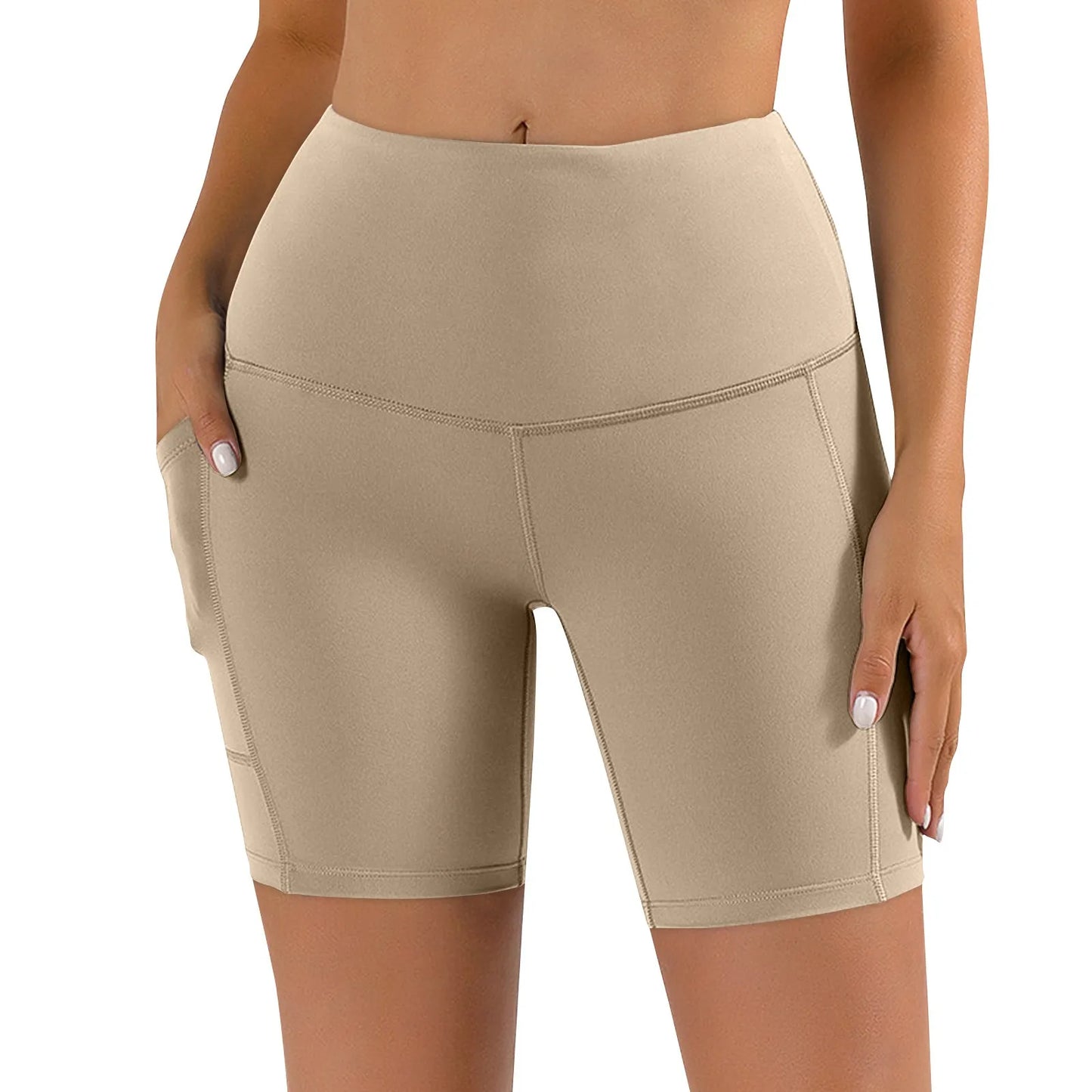High Waist Yoga Shorts For Women