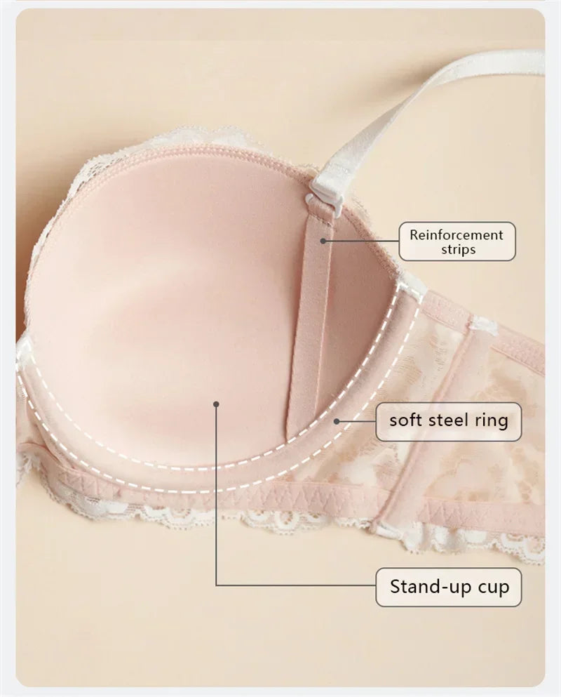 Push Up Bra with Underwire Support