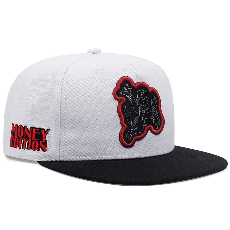 Hip Hop Playing Card Embroidered Hat